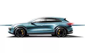 Porsche Cayenne car sketch wallpapers