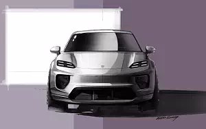 Porsche Macan 4 car sketch wallpapers