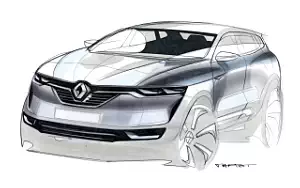 Renault Koleos car sketch wallpapers