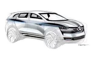 Renault Koleos car sketch wallpapers