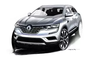 Renault Koleos car sketch wallpapers