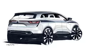 Renault Koleos car sketch wallpapers