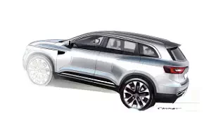 Renault Koleos car sketch wallpapers