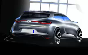 Renault Megane car sketch wallpapers