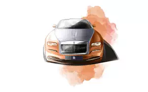 Rolls-Royce Dawn car sketch wallpapers