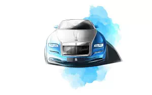 Rolls-Royce Dawn car sketch wallpapers