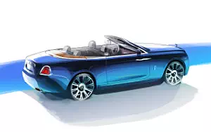 Rolls-Royce Dawn car sketch wallpapers