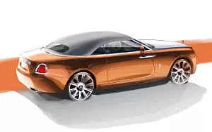 Rolls-Royce Dawn car sketch wallpapers