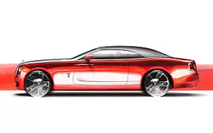 Rolls-Royce Dawn car sketch wallpapers