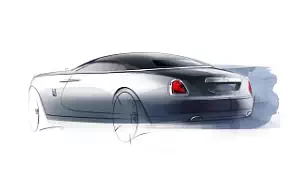 Rolls-Royce Dawn car sketch wallpapers