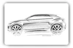 Volkswagen cars sketches desktop wallpapers