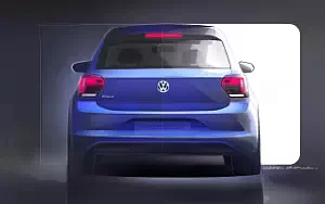 Volkswagen Polo car sketch wallpapers