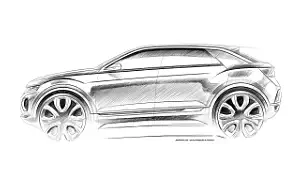 Volkswagen T-Roc car sketch wallpapers